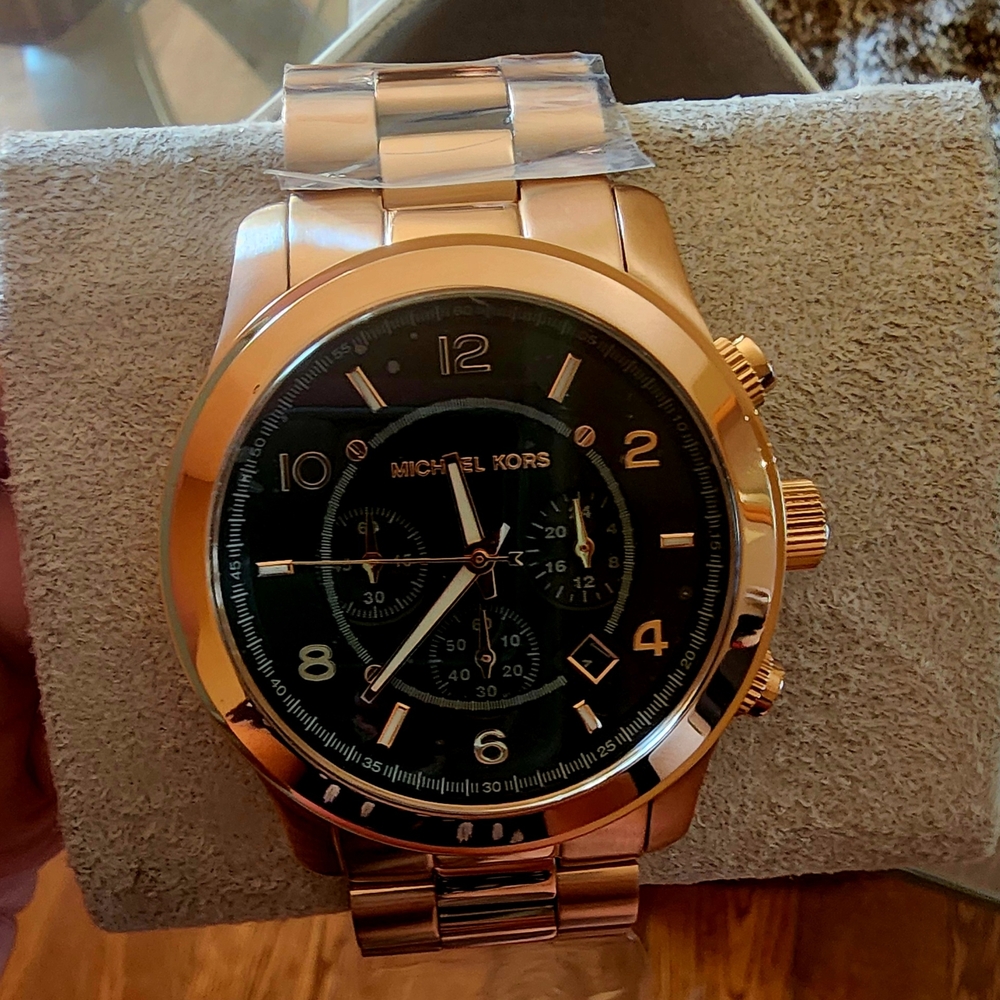 Michael Kors Rose Gold Chronograph Watch